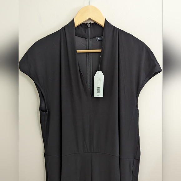 Universal Standard Cambria Luxe Twill Jumpsuit Black XS - Picture 2 of 5